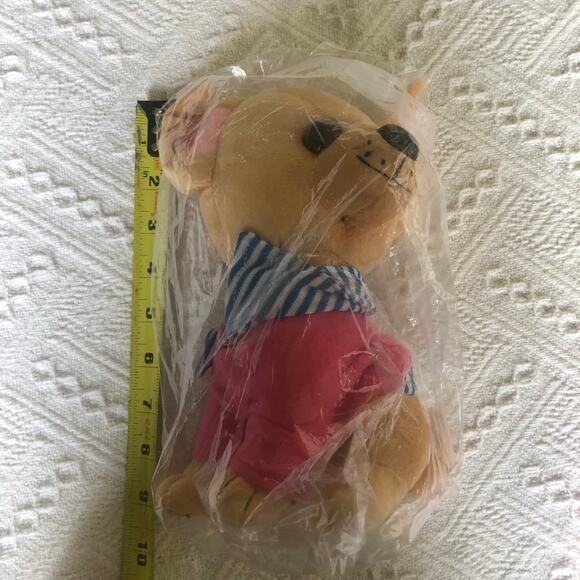 Adorable Chihuahua Plush Toy w/ Pink Bed and Pink Sweater 9" Stuffed Dog Kawaii - Picture 11 of 12